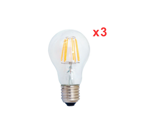 A60 230V LED Filament Lamp Dimmable 