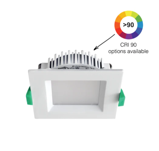 LED Downlight Square 12w GEO CRI>90 CCT