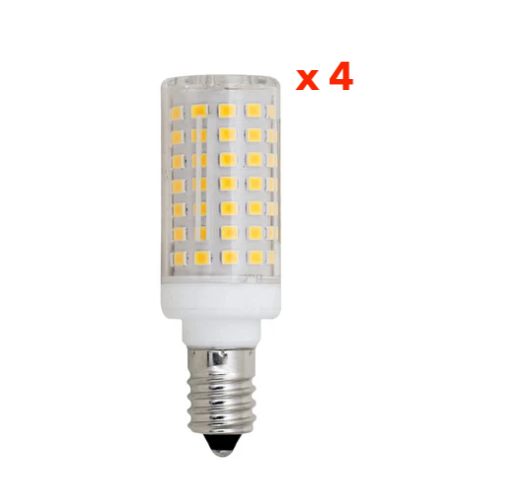 E14 LED Bulb 12w Non-Dimmable x 4