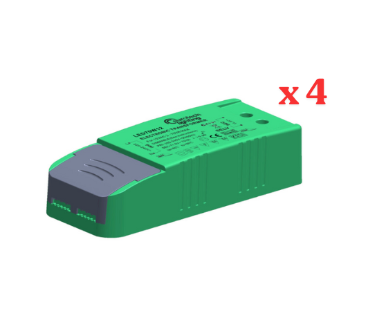 Electronic Transformer 12V x 4