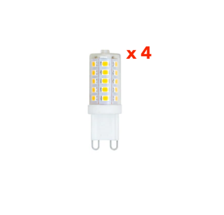 G9 LED Bulb 3w Dimmable x 4