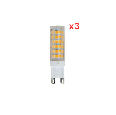 G9 LED Bulb 5w Dimmable x 3