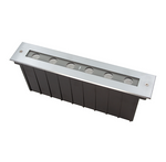 Inground or Recessed Uplighter Asymmetric 6x2.2watts 24V DC