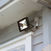 LED Floodlight 10w EconLED w/ Motion Sensor (Black)