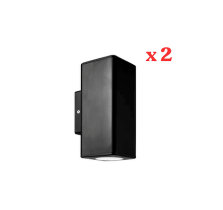 Outdoor LED Light Byron Square Large 2-way x 2