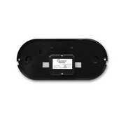 Ovate Eyelid Blue LED Oval Bulkhead-Back