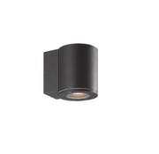 Byron Elite - Small - Round - One Way Wall Light with GU10 Lamp