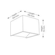 LED Wall Light Orthodox 3w