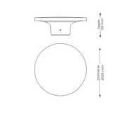 LED Wall Light Deco Backlit Round