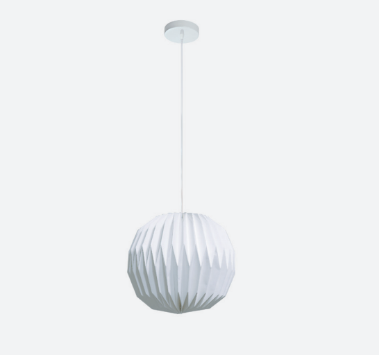 Pendant Light Odin Paper Shade w/ Cordset