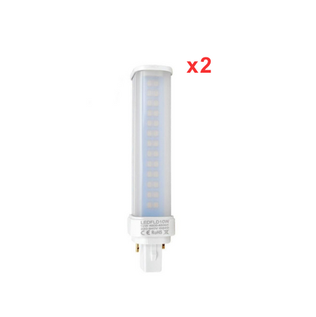 G24D 2Pin LED Lamp 10w x 2