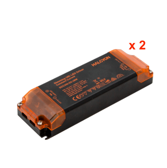 Constant Current Driver 28watts Dimmable x 2