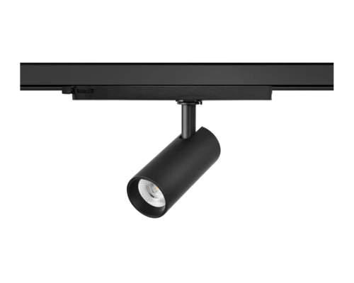 Black track light fixture Taylor Elite Track Spotlight 15W