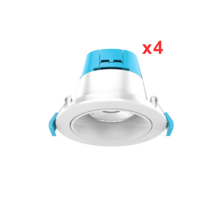 Tiltable LED Downlight 9watts CCT w/ Built-in Driver White