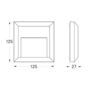 LED Wall or Step Light Sheathe 1.6W