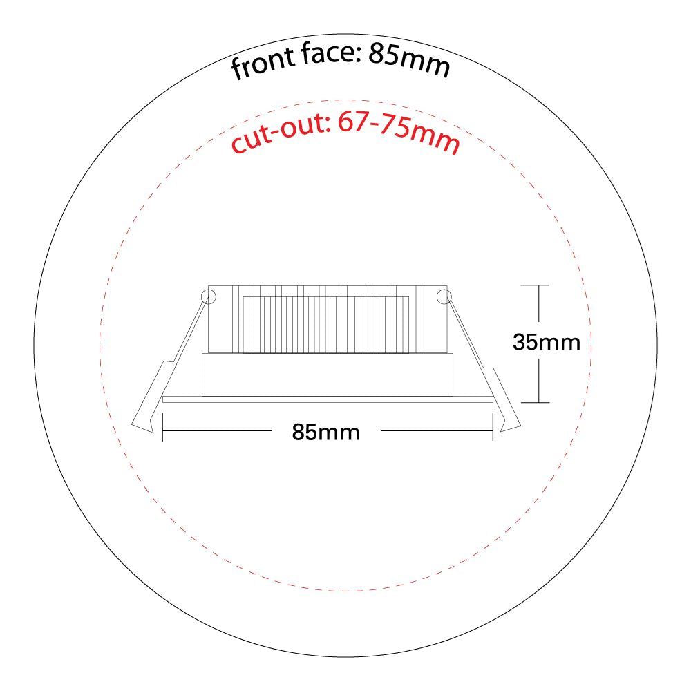 LED Downlight 10w GEO