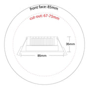 LED Downlight 10watts GEO