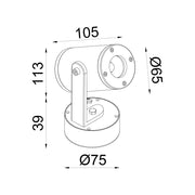 LED Spotlight on Base 5W 230V