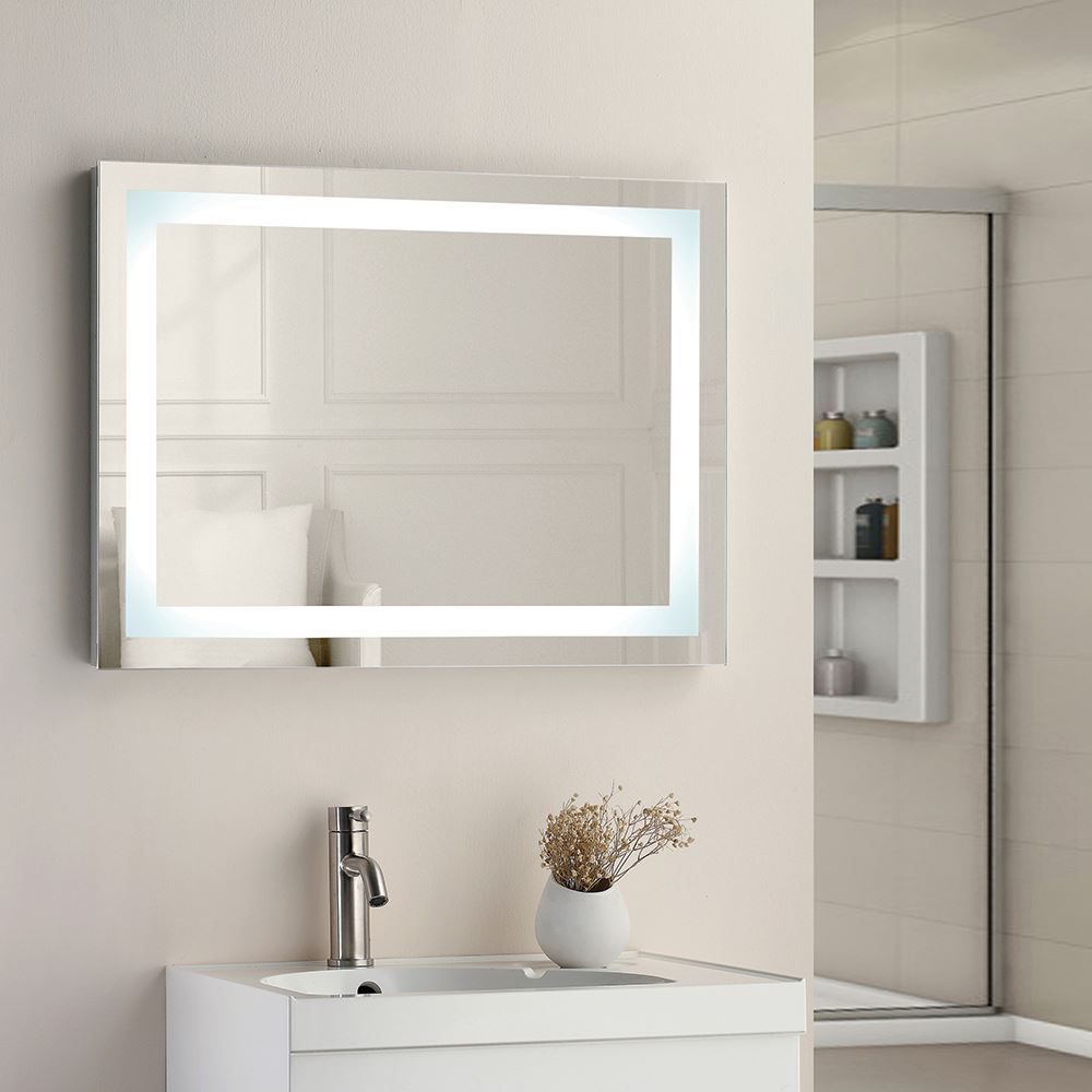 Bathroom Mirror w/ LED Light Callista Traditional 24W