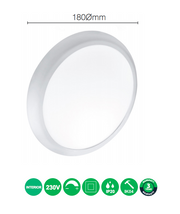 LED Slim Line Button Light 12W