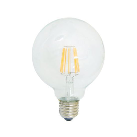 G95 E27 LED Filament Bulb Dimmable 8watts 