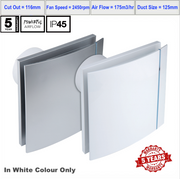 Exhaust Fan Silent Series 125mm (SILDES200CZ3C-W)