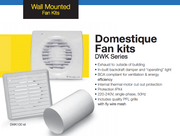 Extractor Fan Kit 150mm Duct Size (WK150DOM)