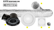 Extractor Fan Kit Ceiling Mounted with LED 150mm Duct