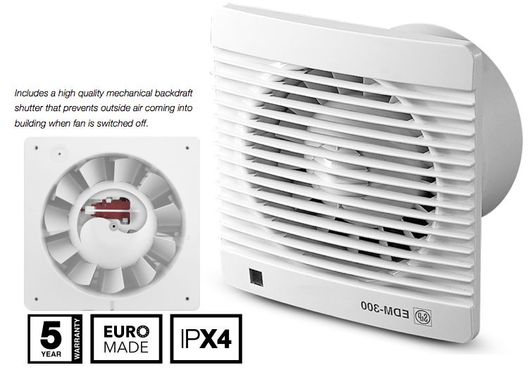 Extractor Fan EDM Series 150mm