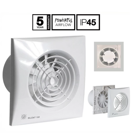 Extractor Fan Silent Series 150mm Duct Size