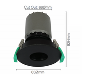 LED Downlight 10w Tiltable Low Glare