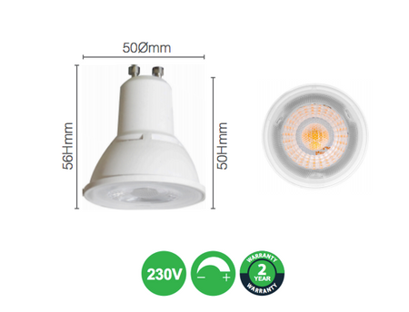 GU10 LED Econled 230V 7watts