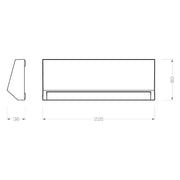 LED Step Light or Wall Light Lamina Large CCT