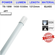LED Tube T8 18w 1.2m 6500K