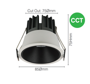 LED Downlight 10w Low Glare Dimmable