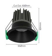 LED Downlight COB 15w Low Glare Dimmable