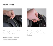 Extractor Fan Kit Ceiling Mounted Round 150mm Duct