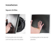 Extractor Fan Kit Ceiling Mounted Round 150mm Duct