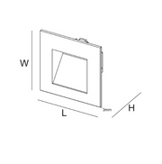 LED Step Light Lyra_1 5yr Warranty