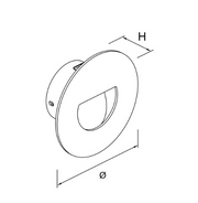 LED Step Light Darham Round w/ 5yr Warranty