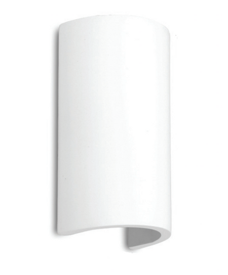 Paintable Plaster - Surface Mounted Wall Light