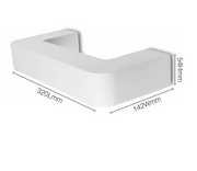 LED Wall Light Surface Mount - Paintable Plaster
