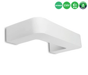 LED Wall Light Surface Mount - Paintable Plaster