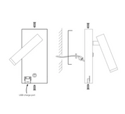 LED Wall Light Rectangular_Belle