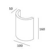 LED Wall Light Sandstone Chameleon