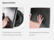 Rapid Response Fan with Diffuser 150mm Duct