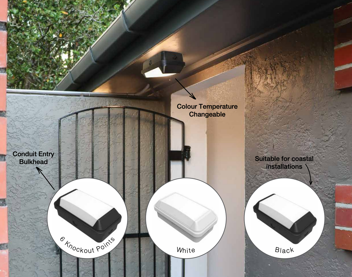 LED Bulkhead 12w Burly Knockout Tri-Color – LED Light Warehouse