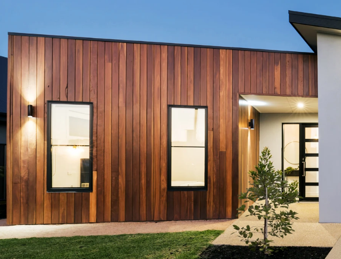 Outdoor LED Light Byron Small Square w/ GU10 Lamp 2-way x 2