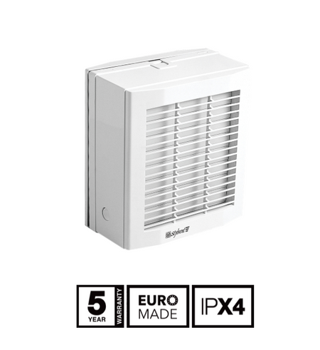 Window Extractor Fan 150mm Stylvent Series