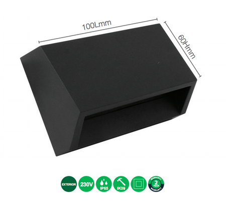 LED Wall or Step Light Lamina Small